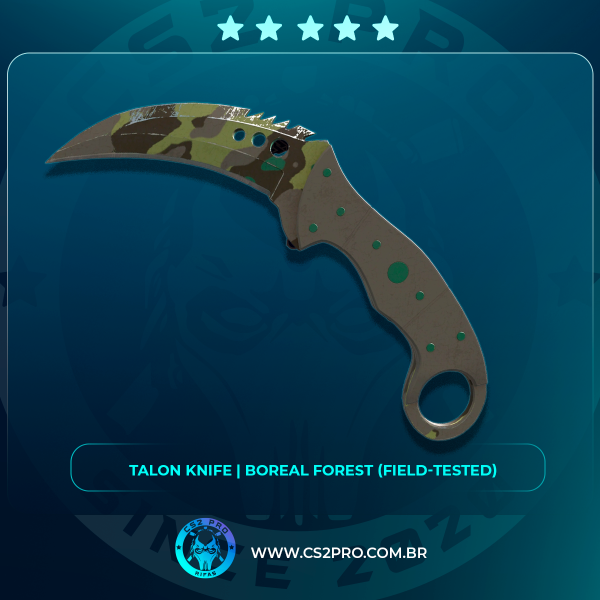 #0706 ★ Talon Knife | Boreal Forest